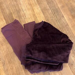 Athleta Girl Kids Deep Purple Set